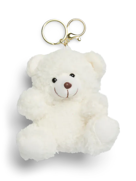 Hovedbilde TEDDY VESKEPYNT / NØKKELKNIPPE - CREME