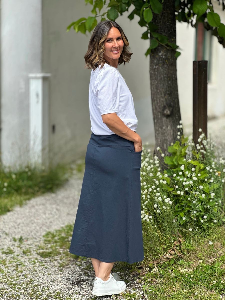 MAGIC STRETCHY SKJØRT - NAVY