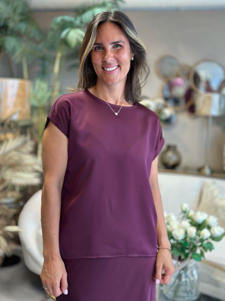 Hovedbilde ELLETTE TOPP KORT ERM - PLOMME