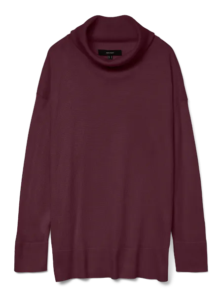 Hovedbilde SILJE GENSER M/HALS - PLOMME