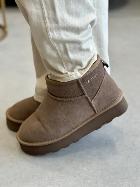 Hovedbilde PLATFORM BOOTS - TAUPE