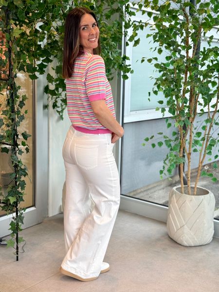 Hovedbilde DIANA GENSER M/STRIPER - CERISE MIX