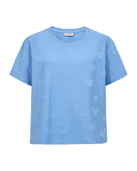 Hovedbilde ZIPREA T-SHIRT - HIMMELBLÅ