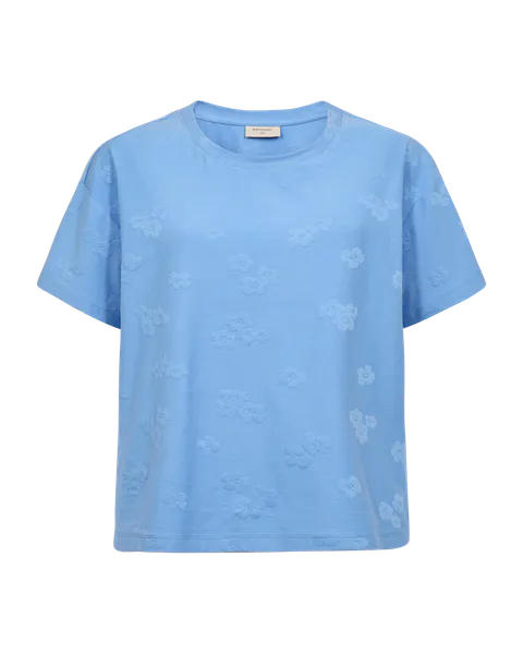Hovedbilde ZIPREA T-SHIRT - HIMMELBLÅ