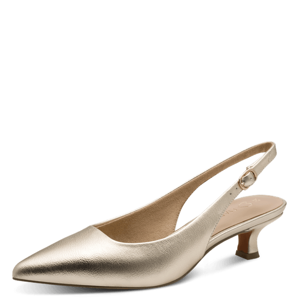 Hovedbilde PUMPS SNERTEN HÆL M/SLINGBACK - GULL