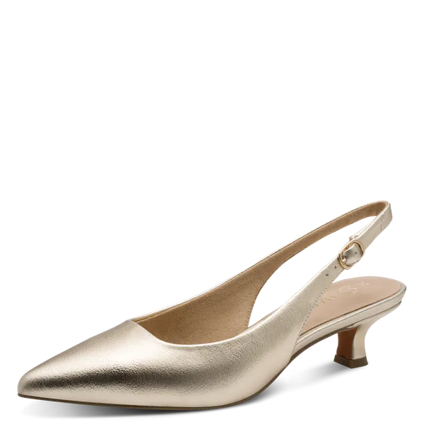 Hovedbilde PUMPS SNERTEN HÆL M/SLINGBACK - GULL