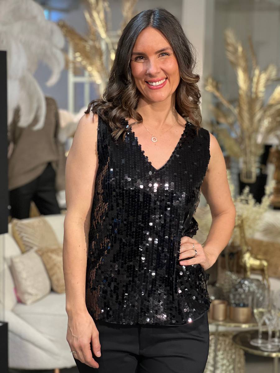 VALI PALJETT TOPP - BLACK