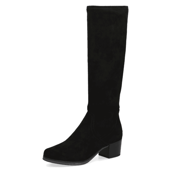 Hovedbilde STØVLETT M/LITEN HÆL & STRETCHY SKAFT - SORT