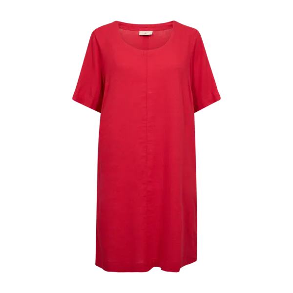 Hovedbilde LAVA KJOLE M/KNAPPER BAK - RØD