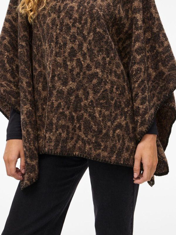 PAULINE PONCHO - SORT/LEO