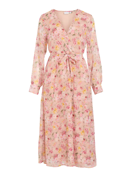 Hovedbilde FALIA ANKEL KJOLE - ROSA PRINT