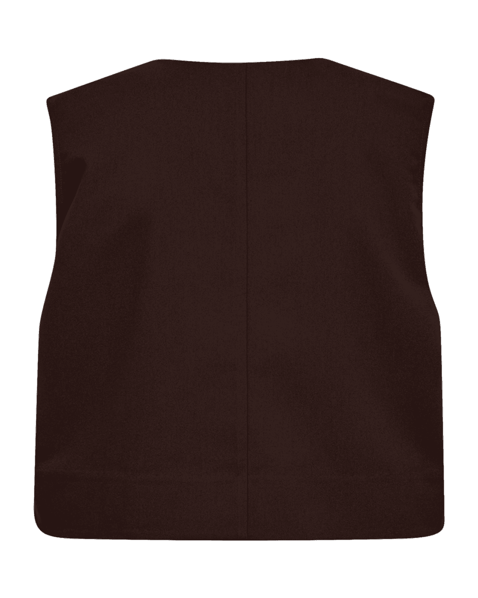 MAEVE VEST - BRUN