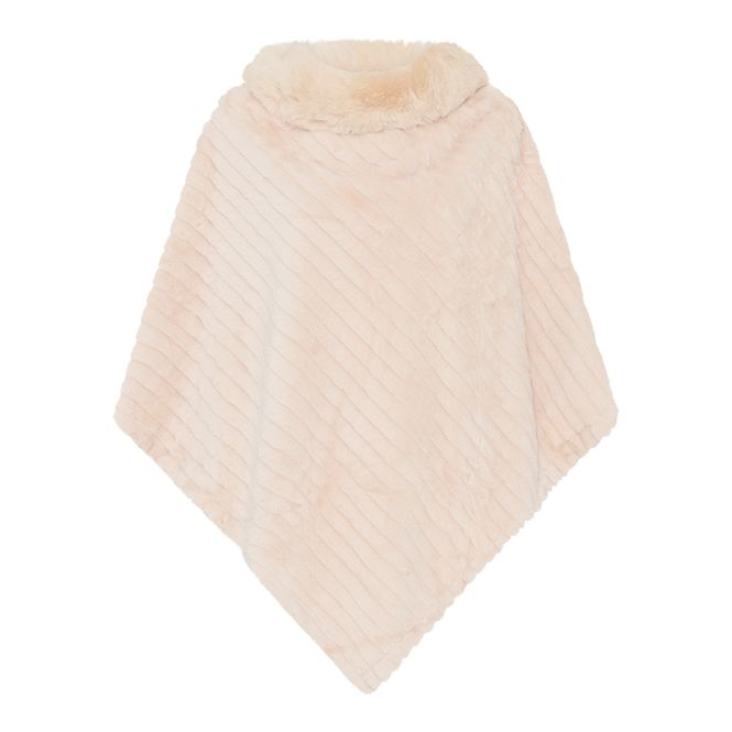 Hovedbilde CUT PONCHO FAKE FUR - CREAM