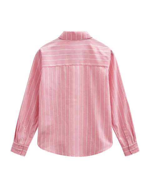 Hovedbilde SOLLY SKJORTE STRIPET - ROSA 