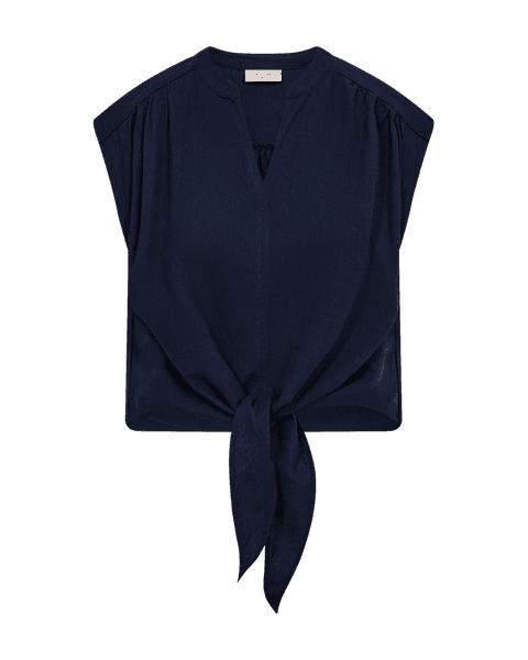 Hovedbilde LAVISCO TOPP M/KNYTING - NAVY