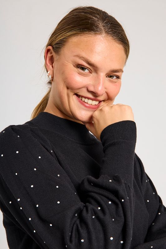 DOTKA GENSER M/BLING - SORT
