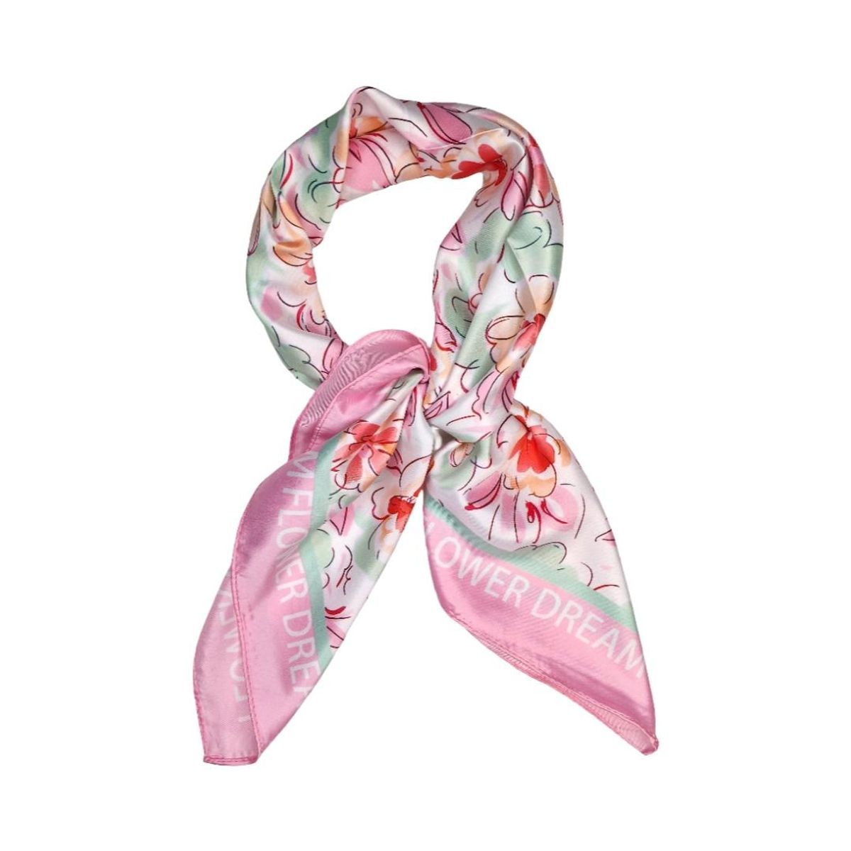 SKJERF SILKELOOK FLOWER DREAM - ROSA