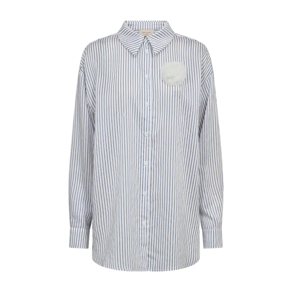 Hovedbilde SHAGY STRIPET SKJORTE - HVIT / BLÅ