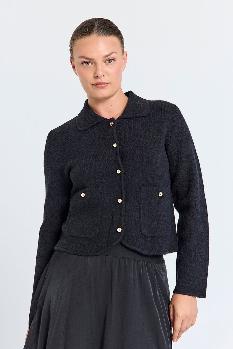 ZANA CARDIGAN - SORT