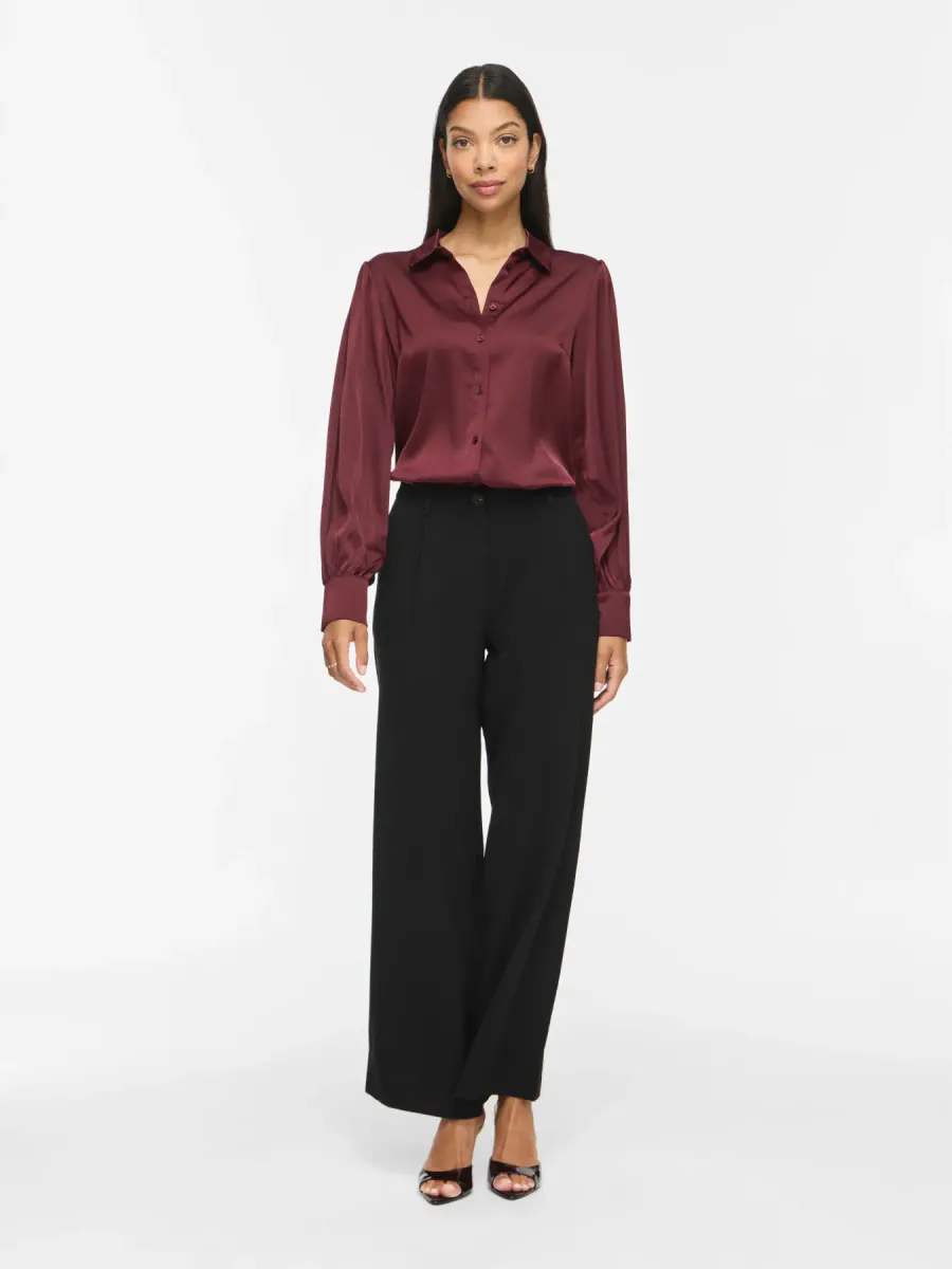 ENNA RAVENNA BLUSE - PLOMME