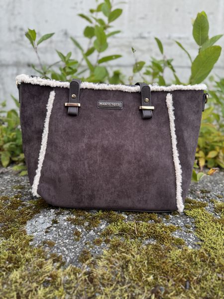 Hovedbilde VESKE SEMSKET LOOK M/DETALJER - BRUN