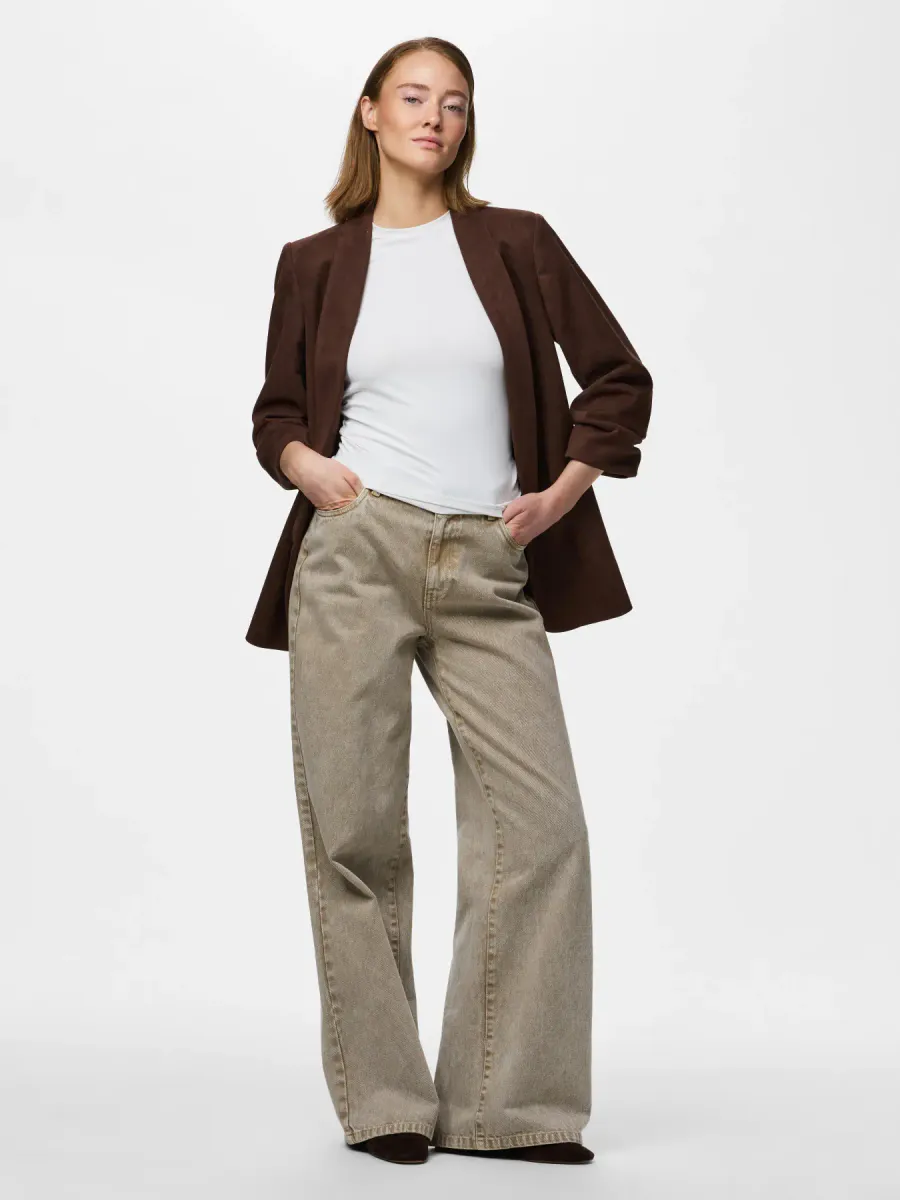 BOSELLA SEMSKET LOOK BLAZER - BRUN