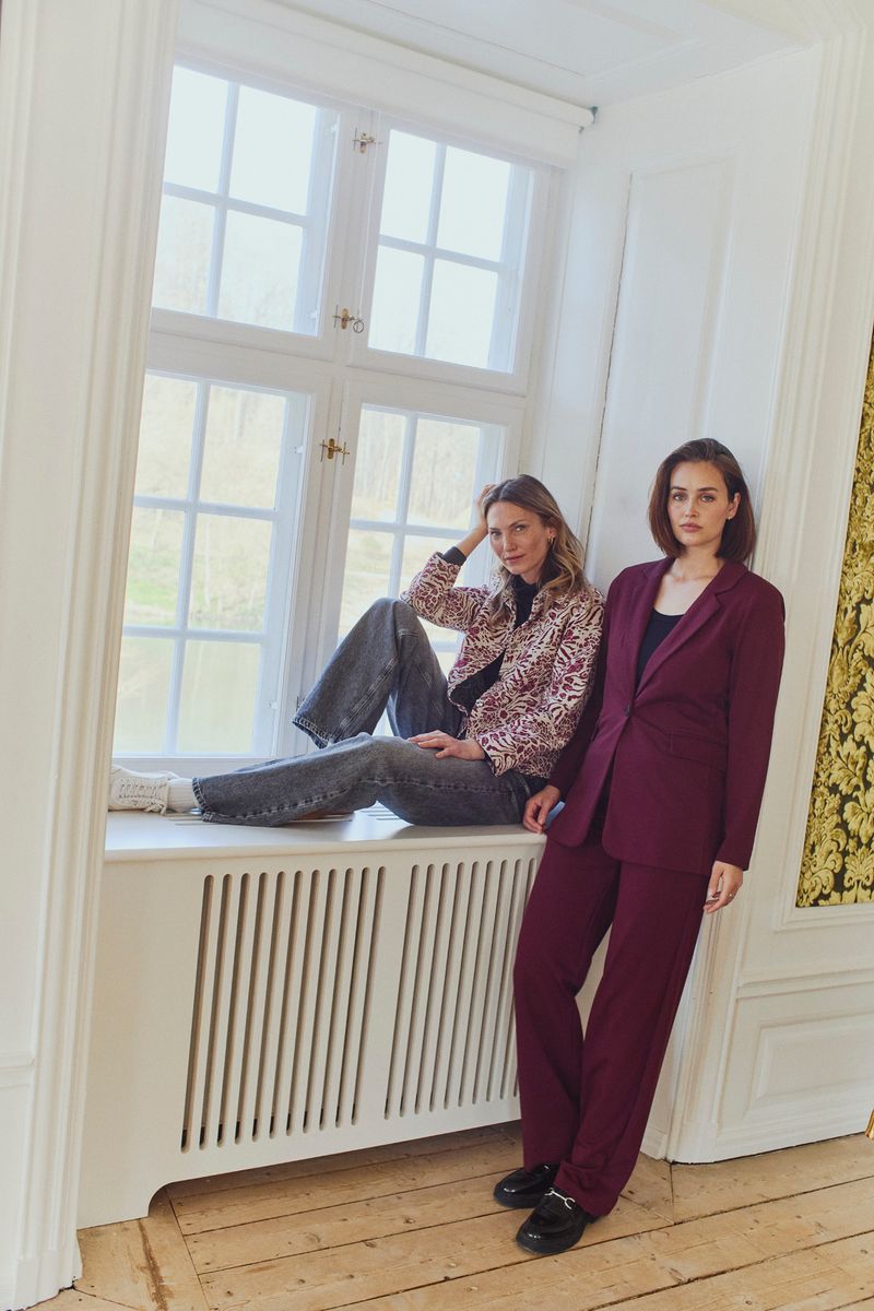 NANNI BLAZER FASHION - PLOMME