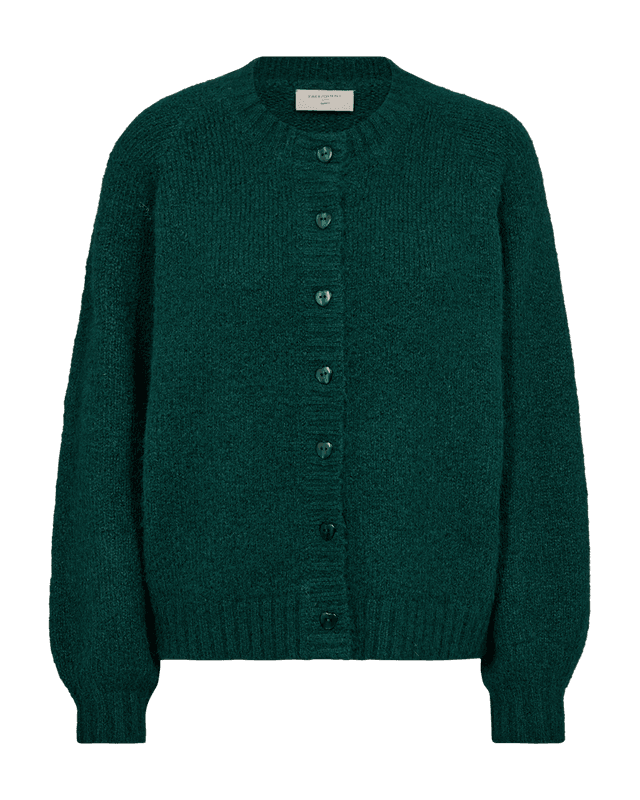 LOUISA CARDIGAN - MØRK GRØNN