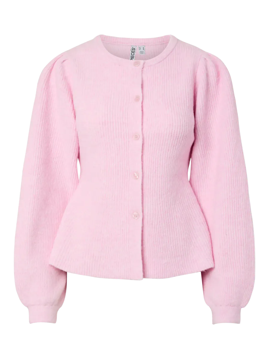 SILLY CARDIGAN M/PUFFERM - ROSA
