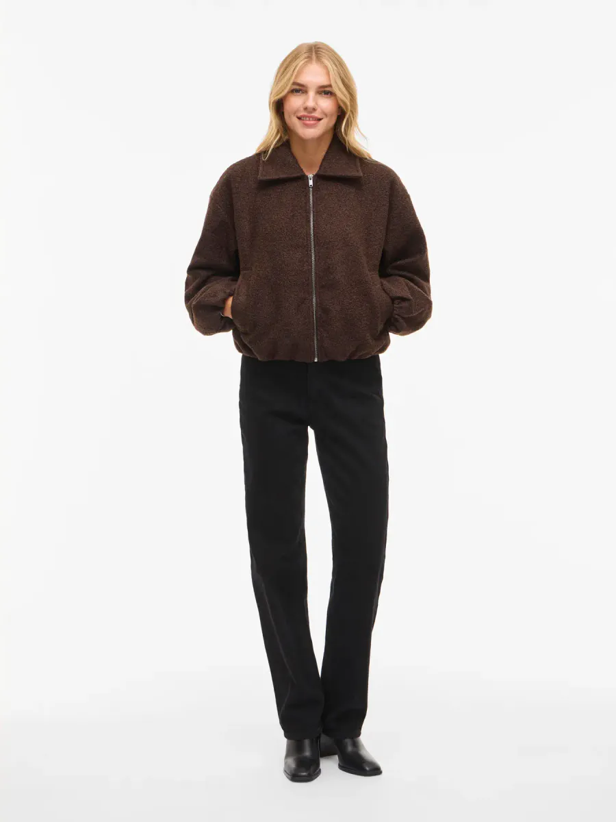 JADAS BOMBER TEDDY JAKKE - BRUN