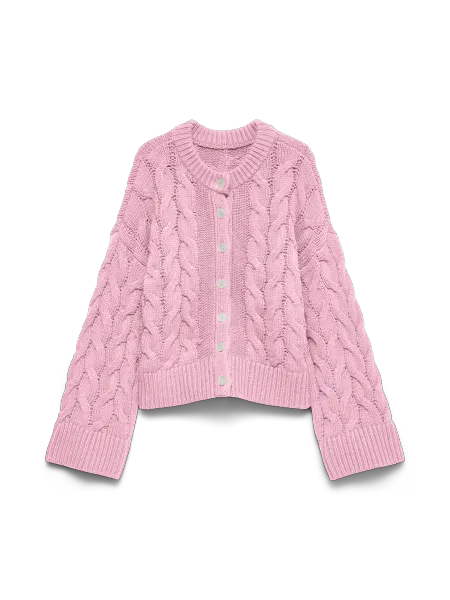 Hovedbilde SVEA THEA CABEL CARDIGAN - ROSA