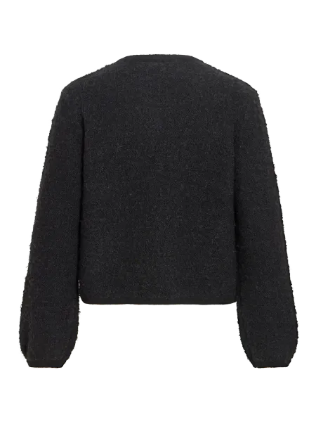 Hovedbilde PIGGA BOUCLE JAKKE - SORT
