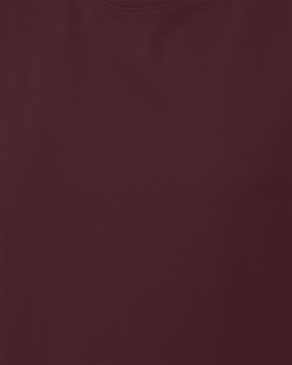 FENJA T-SHIRT M/PUFFERM - PLOMME