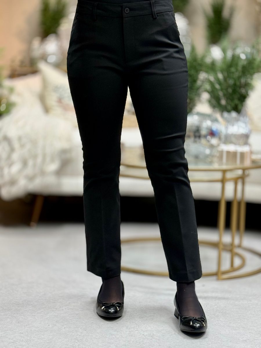 ISADORA ANKLE BUKSE BOOTCUT - SORT