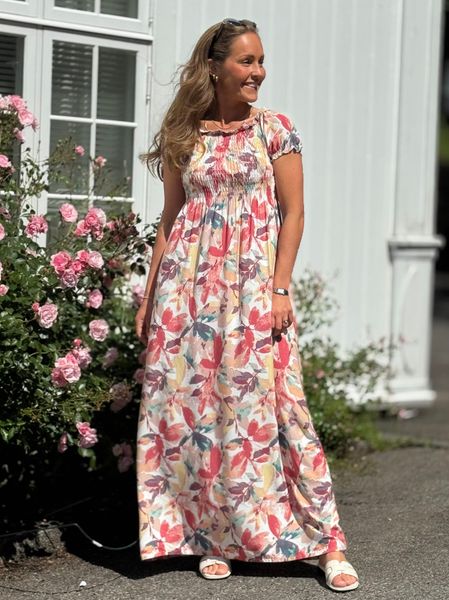 Hovedbilde LISE MAXI DRESS - CORAL MIX