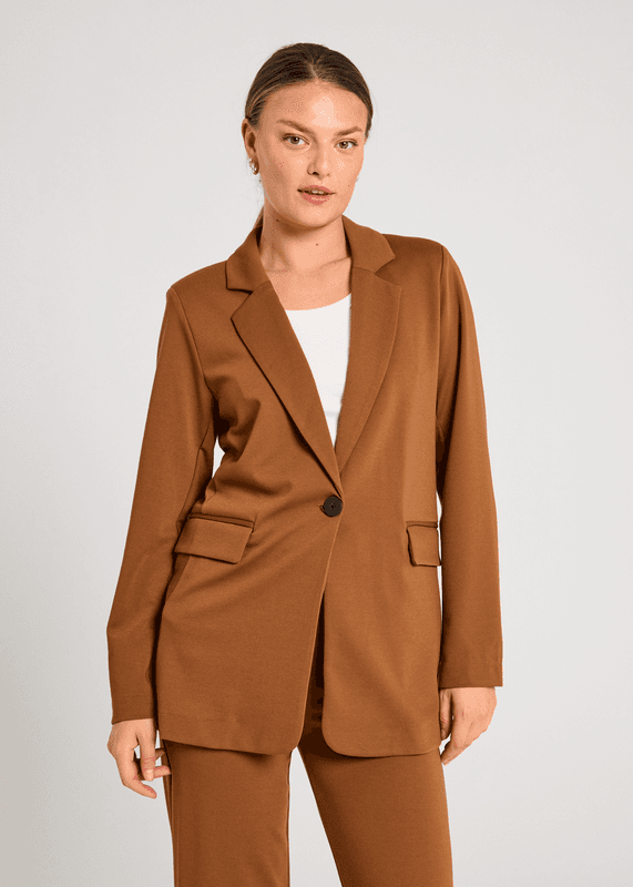 NANNI RETT BUKSE FASHION - MOCCA