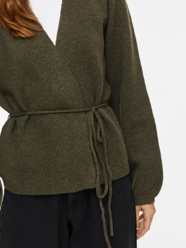 KEHLA CARDIGAN - OLIVEN