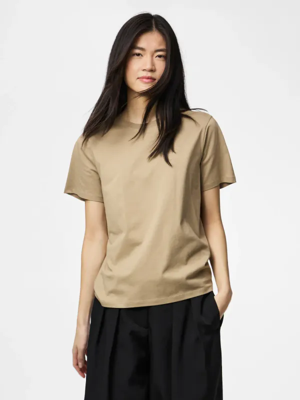RIA T-SHIRT - CAMEL