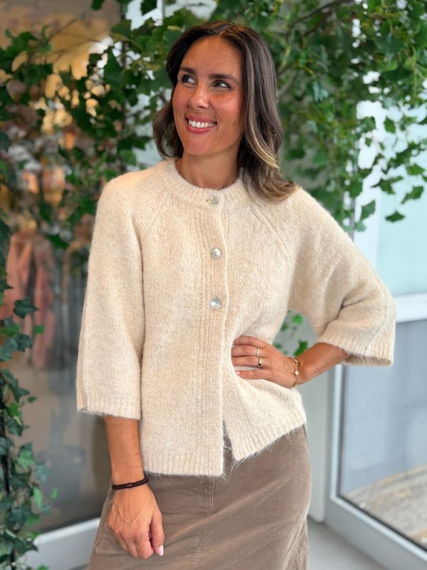 LULU CARDIGAN - MOONBEAM