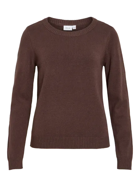 Hovedbilde VIRIL GENSER O-NECK - BRUN