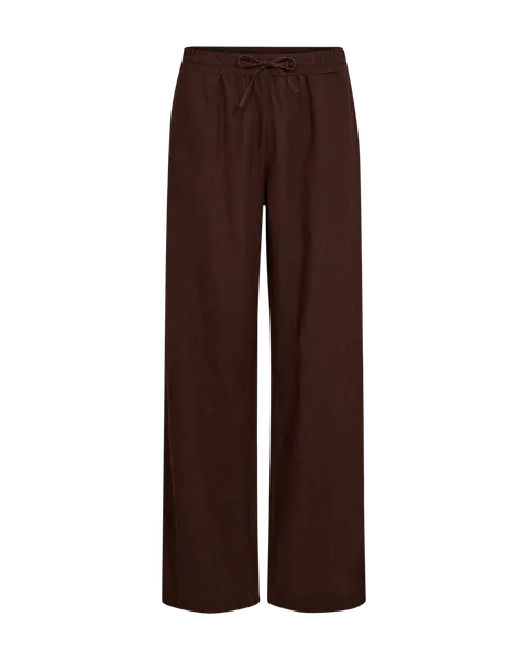 Hovedbilde LAVA LIN/VISCOSE BUKSE - BRUN