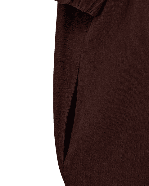 Hovedbilde LAVA KJOLE M/BALLONGERM - BRUN