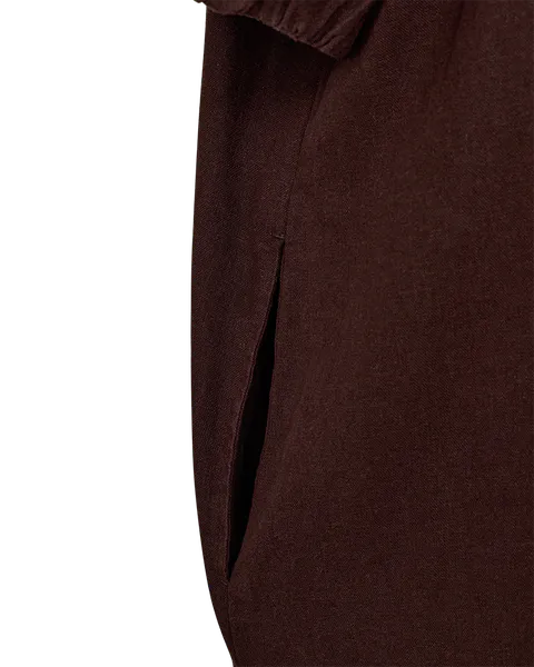 Hovedbilde LAVA KJOLE M/BALLONGERM - BRUN