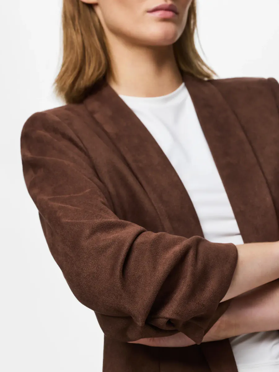 BOSELLA SEMSKET LOOK BLAZER - BRUN