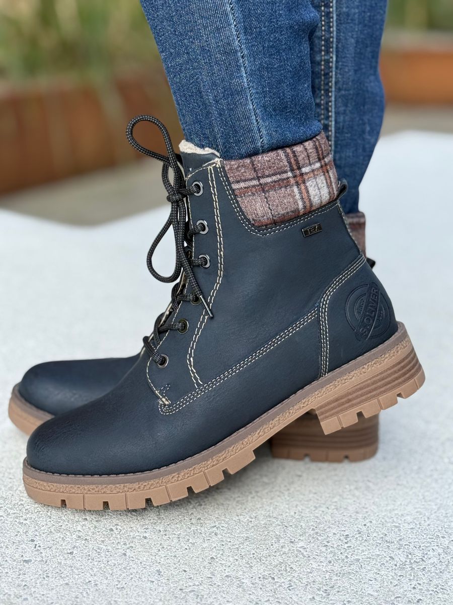 BOOTS M/KNYTING - NAVY